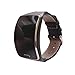 Produktbild Colorful Echtleder Ersatzarmband Fitness Tracker Uhrenarmband Handgelenk Bügel Armband für Samsung Galaxy Gear S SM-R750 Smartwatch (Schwarz)