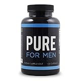 Pure for Men - The Original Vegan Cleanliness Fibre Supplement, 120 Capsules - Proven Proprietary Formula