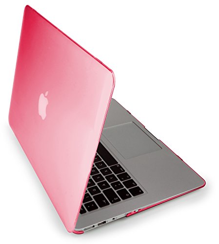 MyGadget *Matt* Case Hülle für - Apple MacBook Air 13 Zoll - Mac ab Mitte 2011 (A1466/A1369)- Hardcase Cover Tasche Hart Schutzhülle in Rosa