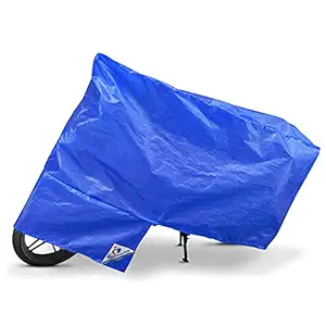TUFFPAULIN Bike Cover, XL Size, Blue, UV Protection & Water Resistant Dustproof Bike Body Cover for Two Wheeler, Scooter, Motor Cycle with Carry Bag-1 No.