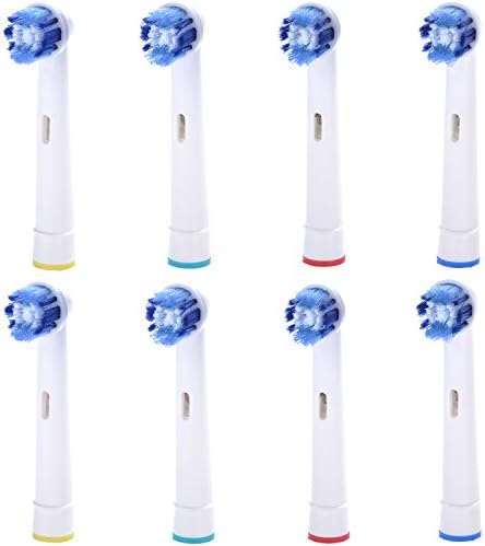 LEBOTE Precision Clean Electric Toothbrush Replacement Heads for Electric Rechargeable Toothbrush Compatible With Braun Oral B EB20, Pack of 8