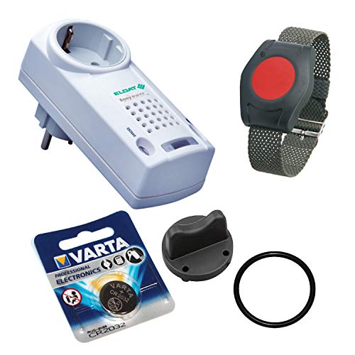 Preisvergleich Produktbild Pflegeruf-Set ELDAT Easywave RS10 mit Batterie-Wechselset