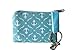 Produktbild TryPinky® Schlüsseletui Tasche Mäppchen " Anker auf Hellblau " Maritim Weiß Geschenk Schlüsseltasche Schlüsselmäppchen