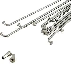 Limitless Shopping Bicycle Rim Spokes 16X1.75 14G 145MM with Nipple- 20Pcs/ Suitable with 16T Kid Bicycle