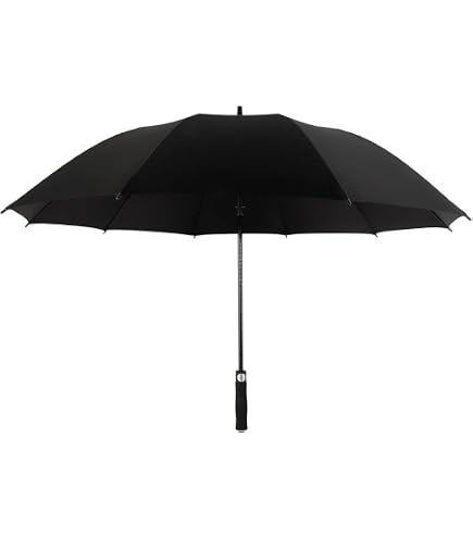 HAKU Porte-parapluies Métal Noir - Design Moderne - Bac égouttoir Intégré - L16xH48xP16 Cm