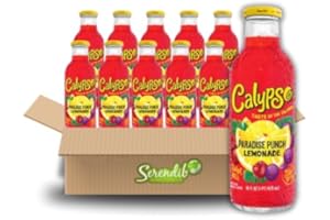 SERENDIB Calypso Lemonade | Island-Inspired Flavors with Real Lemon | (Pack of 12, Paradise Punch Lemonade)