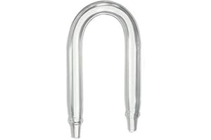 ZONSTER U en Forme de Tube en Verre pour Aquarium Bend Co2 système Diffuseur Fish Tank Pompe à Eau Tube Airline Connecteur