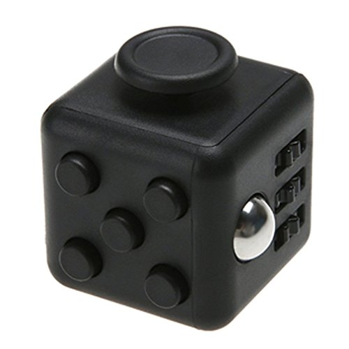 Cakcus Fidget Toy Cube Relieves Stress and Anxiety for Children and Adults Black Cakcus Fidget Toy Cube Relieves Stress and Anxiety for Children and Adults Black