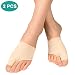 Produktbild Bunion Corrector Toe Glätteisen 1 Paar Set, Protektoren für große Zehenschiene, Stützhülse mit Silikonseparatoren und Polster für Hallux Valgus Schmerzlinderung (L)