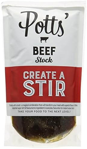 Potts Partnership Beef Stock 400 g (Pack of 6)