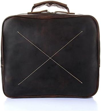 SHFANG Leather men Retro backpack/handbag/messenger bag/Fashion computer bag, work/travel/daily, wear-resistant durable