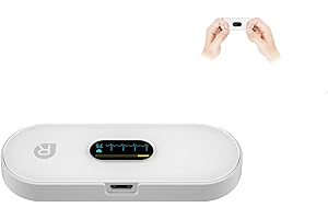 CheckMe Dispositivo de ECG móvil con pantalla OLED de 0,96 pulgadas, monitorización de 30 a 5 minutos, ECG Bluetooth, APP para iOS/Android