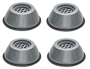 Flamboo Washing Machine Stand Anti Vibration Pads Washer Foot Pads Dryer Heightening Pads Stabilizer Support Stand for Home 4 Pcs