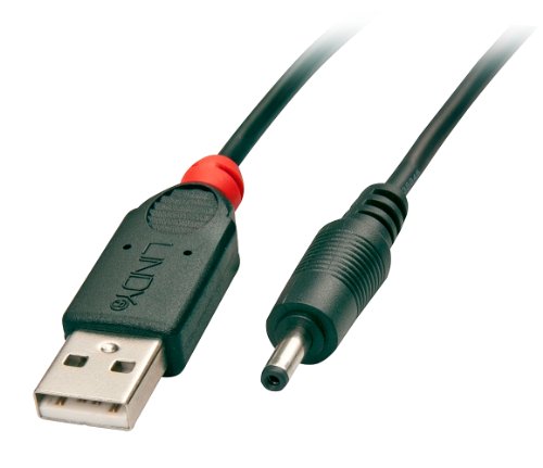LINDY 70265 – Adapterkabel USB A 2,5/0,7mm DC-Hohlstecker