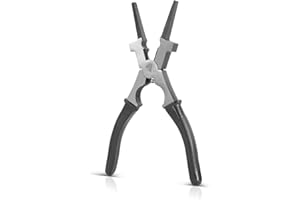 STAHLWERK MIG/MAG Schweißzange (MSZ-203 ST) – 8" (203 mm) Langversion, 4-in-1 Düsenzange aus geschmiedetem Carbonstahl, zum Kappen von Schweißdrähten, Reinigen & Lösen/Festziehen von Gas- & Stromdüsen