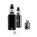 Produktbild E Zigarette Starter Kit Ohne Nikotin Vaporesso LUXE 220W Vape Kit SKRR Tank E Zigarette Batterie 18650-Kein Nikotin und Tabak (Schwarz)