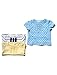 M&Co Baby Girls Ruffle Trim Short Sleeve Stripe And Heart Print T-Shirts Three Pack White 9/12 Mnths