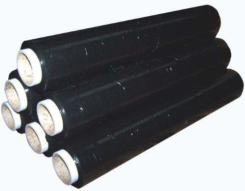 Preisvergleich Produktbild Masterline schwarz Hand Stretch Film (Palette Wrap) X 12