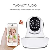 IR NIGHT VISION : HD night vision with inbuilt IR lens for crisp & clear image even in dark. MOTION DETECTION: Will send alerts whenever any motion is detected.