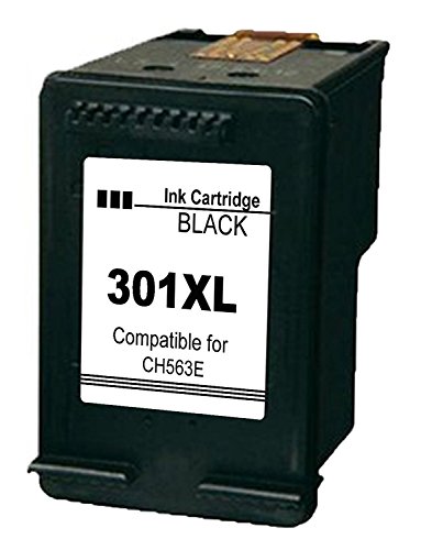Ink_seller 301XL - Cartucho de tinta negra de gran capacidad para HP Deskjet 1000 1010 3000 1050 1050A
