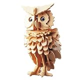DIY 3D-Holz-Geschenk-Baukasten Spielzeug Puzzle Puzzle Eule Modell