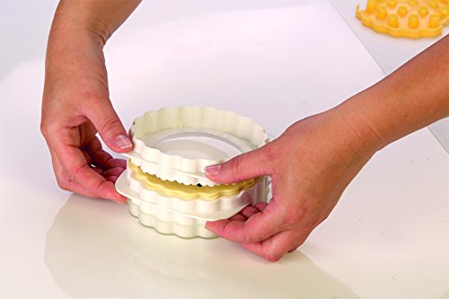 Tescoma Delicia Form Törtchen, 3 Dekorationen, Kunststoff, mehrfarbig, 12.8 x 7 x 21.4 cm - 3