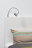 3W LED Bettleuchte Leseleuchte Flexleuchte Nachttischlampe Bettlampe Leselampe (1er SET) - 2
