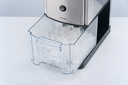 Trebs 21114 Eiscrusher im Edelstahl-Design, 1 kg Eis pro Minute, Kapazität 3 Liter, ideal für Softdrinks, Limonaden, Cocktails, auch Fischgerichte - 3