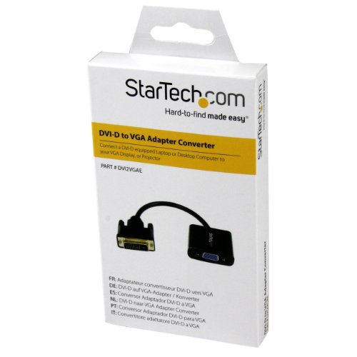 StarTech.com DVI-D auf VGA Aktives Video Adapter/ Konverter Kabel – DVI zu VGA Wandler Box Stecker / Buchse – 1920×1200 - 6