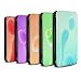 Produktbild eSwish PU-Leder Hülle/Case/Tasche/Cover für Apple iPhone XR/Pack 5pcs Muster/Lavalampe Kollektion