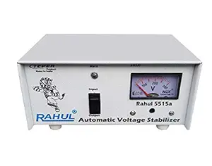 Rahul 5515a 1.4 Amp/415 VA 140-280 Volt 3 Booster 1 LCD/LED TV +DVD/DTH/Music System Automatic Voltage Stabilizer