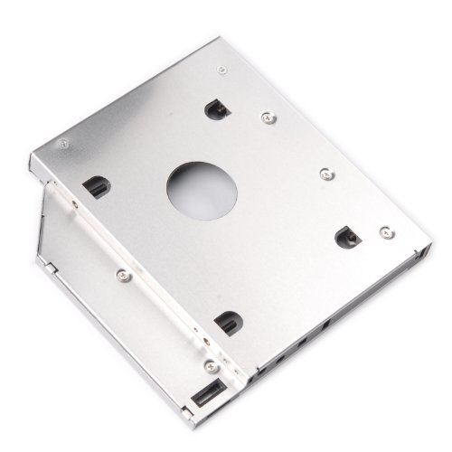 tinxi® Second HDD Caddy Festplattenrahmen 2. HDD / SSD Caddy Adapter SATA Festplatte für alle Notebook mit SATA 9,5 mm Laufwerkschacht universal CD/DVD-Rom - 3
