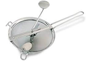 KAUFGUT PASSAMORE ACCIAIO INOSSIDABILE 18/8+PESTELLO LEGNO 20CM EVA 021507