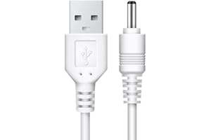 KOPBTBOY Kabel do ładowarki USB do elektrycznej szczoteczki do zębów Fairywill/Bitvae/KIPOZI/Dnsly/Vekkia/Gloridea Sonic, zapasowy kabel do ładowania DC USB, 9 m