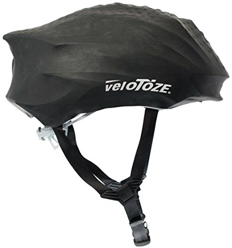 veloTozeveloToze Cycling Helmet Cover, fits Most Bike Helmets - Keeps Wind, rain and Sun Away from Head; Bright Colors for Visibility