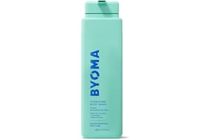 BYOMA Hydrating Body Wash (400ml) For Normal to Dry Skin, with Prebiotic Complex for a Soothing Shower and Hydrated Skin, Vegan