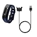 Produktbild pretty-H Uhr Ladekabel Portable 1M USB Ersatz Ladegerät Kabel Kabel Clip Ladestation Charging Dock Adapter Für Garmin Vivosmart HR/HR + / Approach® X40 Uhr (schwarz)