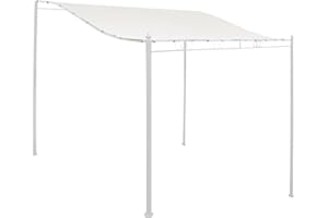 YAJEXUN Gazebo Tenda - Tela da Tetto di Ricambio 3 x 2,6, 300D Impermeabile Gazebo da Giardino, Tenda Padiglione, Tela ombreggiante teloni da Tenda con Blocco UV, Pergola Gazebo per
