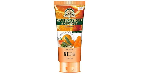 sea buckthorn and orange face wash