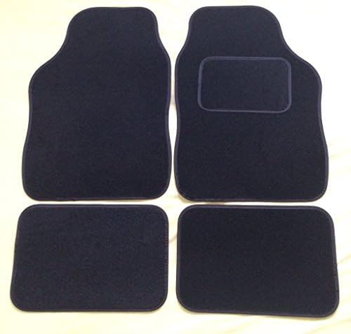 CITROEN C3 (2002-2010) Universal Car Carpet Floor Mats Black Trim Set Of 4 (Front &amp; Rear)