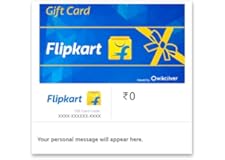 Flipkart E Gift card - Redeemable online