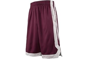 TOPTIE Herren Sport Shorts, Basketball Trainingsshorts Kurze Sporthose mit Taschen