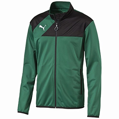 Puma Jungen Trainingsjacke Esquadra Poly Jacket power green-black 116
