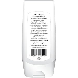 FOREVER GONE MENS FACIAL ANTI INGROWN HAIR & SHAVING CREAM SMOOTH SKIN - Image 3
