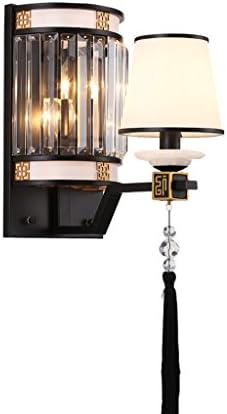 Glass Crystal Wall Lamp LED Bedroom Bedside Lamp Living Room Hotel Aisle Wall Lights