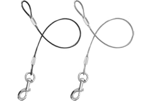 Mi Metty 24in Chew Proof Dog Leash Extension Rope for Basic Walking Leash, Work with Any Leash & Collar & Harness,Non-Tangle Connect Leashs