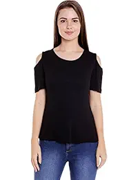 Globus Cold Shoulder Black Top