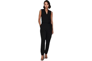 JACQUELINE de YONG Jdyhoney S/L Jumpsuit JRS RPT Robe, Noir, S Femme