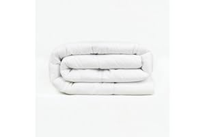 TRAMAS+ Relleno Nórdico Microfibra 200 gr/m² para Cama de Fibra Hueca Siliconada Color Blanco, Suave, Cálido Minimalista - (Cama 90)