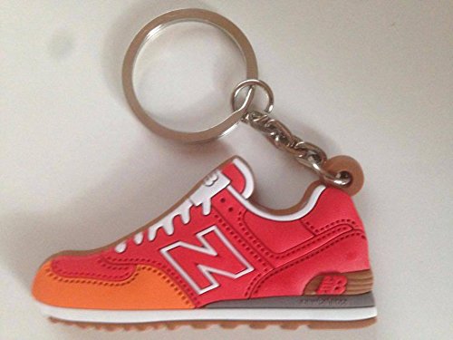 Preisvergleich Produktbild New Balance 574 Schlüsselanhänger Rot Sneaker Keychain Orange